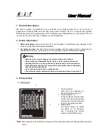 GLT SC-6 User Manual preview