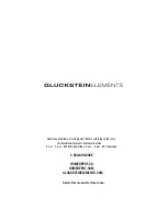 Preview for 15 page of GLUCKSTEIN ELEMENTS 1001591932 Use And Care Manual