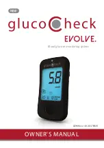 GlucoCheck EVOLVE. Owner'S Manual предпросмотр