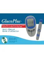 GlucoPlus Blood glucose Complete monitoring system User Manual preview