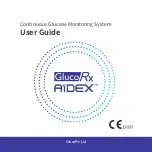 GlucoRx AiDEX RC2101 User Manual preview