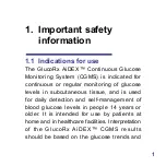 Preview for 7 page of GlucoRx AiDEX RC2101 User Manual