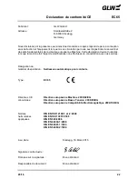 Preview for 88 page of GLW EC 65 Operating Manual