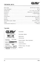 Preview for 64 page of GLW MC 25 Operating Manual