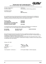 Preview for 130 page of GLW MC 25 Operating Manual