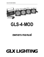 Preview for 1 page of GLX GLS-4-MOD Owner'S Manual