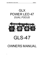 Preview for 1 page of GLX GLS-47 Owner'S Manual