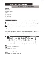 GLX GT-35-B Owner'S Manual preview