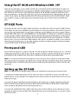 Preview for 4 page of Glyph GT 062E Manual