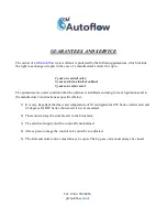 Preview for 3 page of GM Autoflow HW Series Quick Start Manual