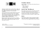 Preview for 2 page of GM International 2003 Cadillac DeVille Owner'S Manual