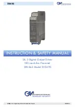 Preview for 1 page of GM International D1049S Instruction & Safety Manual