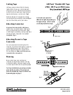 Предварительный просмотр 3 страницы GM Lighting LEDTask LTR-E Series Installation Manual