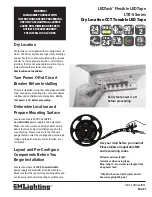 Preview for 1 page of GM Lighting LEDTask LTR-S Series Manual