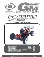 Preview for 1 page of GM-Racing 90170.RTR Flash 3.0 Race Brushless Instruction Manual