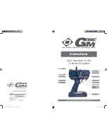 Предварительный просмотр 11 страницы GM-Racing 94001 Instructions Manual