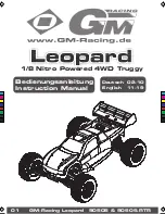 Предварительный просмотр 1 страницы GM-Racing Leopard 90505 Instruction Manual