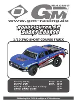GM-Racing Roadfighter SC Instruction Manual preview