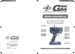 Предварительный просмотр 1 страницы GM-Racing XG-6 Instructions Manual