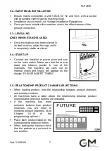 Preview for 7 page of GM VENDING FUTURE Instruction Manual