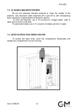 Preview for 12 page of GM VENDING FUTURE Instruction Manual