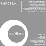 Preview for 1 page of GMB Audio BHP-04-MX User Manual