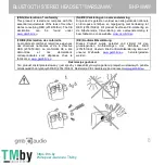 Предварительный просмотр 8 страницы GMB Audio BHP-WAW User Manual