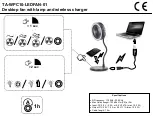 Preview for 1 page of GMB TA-WPC10-LEDFAN-01 Quick Start Manual