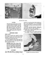 Preview for 11 page of GMC 1975 Motorhome Operating Manual