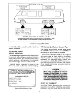 Preview for 8 page of GMC 1977 motorhome Operating Manual