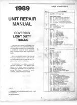 Preview for 5 page of GMC 1989 Light Duty Truck Repair Manual