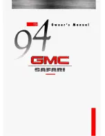 Preview for 1 page of GMC 1994 Safari Owner'S Manual