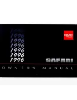 Preview for 1 page of GMC 1996 Safari Owner'S Manual