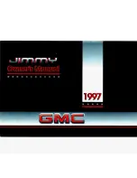 GMC 1997 Jimmy Owner'S Manual preview