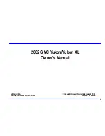 Предварительный просмотр 2 страницы GMC 2002 Yukon XL Owner'S Manual