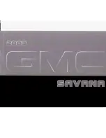 Preview for 1 page of GMC 2003 Savana Owner'S Manual