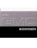 Preview for 1 page of GMC 2003 Sonoma Owner'S Manual