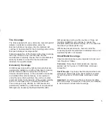 Preview for 9 page of GMC 2004 Cadillac Warranty And Owner Assistance Information