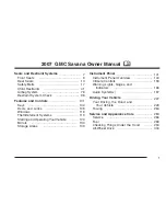 Preview for 1 page of GMC 2007 Savana Owner'S Manual