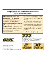 Предварительный просмотр 8 страницы GMC 444B Instruction Manual