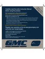 Preview for 16 page of GMC AG230M Instruction Manual