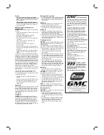 Preview for 2 page of GMC DEC001SI User Manual