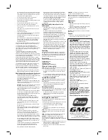 Preview for 4 page of GMC DEC001SI User Manual