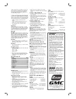 Предварительный просмотр 6 страницы GMC DEC001SI User Manual