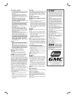 Предварительный просмотр 8 страницы GMC DEC001SI User Manual