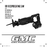 GMC GM18RS Original Instructions Manual предпросмотр