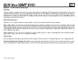 Preview for 10 page of GMC GMT 610 Manual