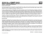 Preview for 18 page of GMC GMT 610 Manual