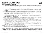 Preview for 22 page of GMC GMT 610 Manual