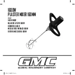 Предварительный просмотр 1 страницы GMC GPM1600 Original Instructions Manual